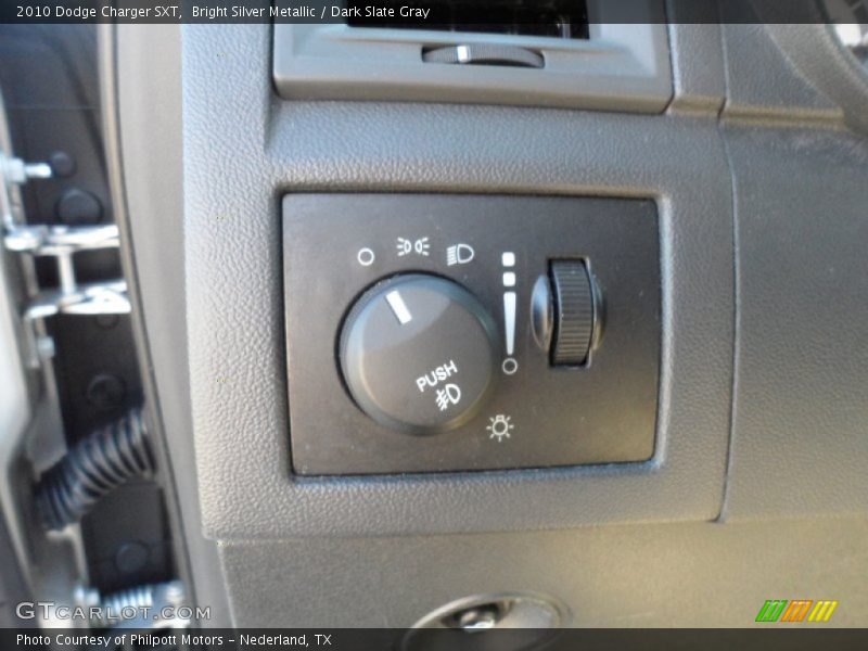 Bright Silver Metallic / Dark Slate Gray 2010 Dodge Charger SXT