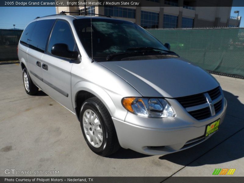 Bright Silver Metallic / Medium Slate Gray 2005 Dodge Grand Caravan C-V