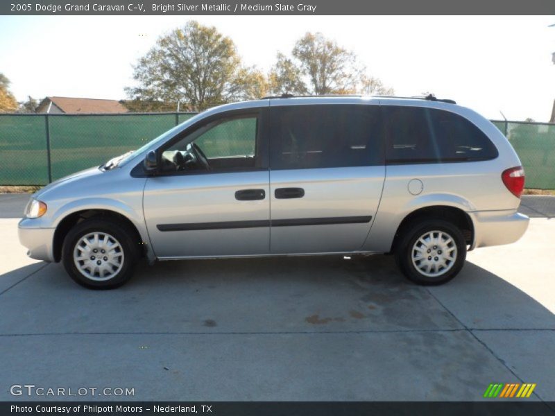 Bright Silver Metallic / Medium Slate Gray 2005 Dodge Grand Caravan C-V