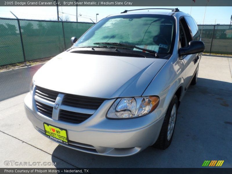 Bright Silver Metallic / Medium Slate Gray 2005 Dodge Grand Caravan C-V