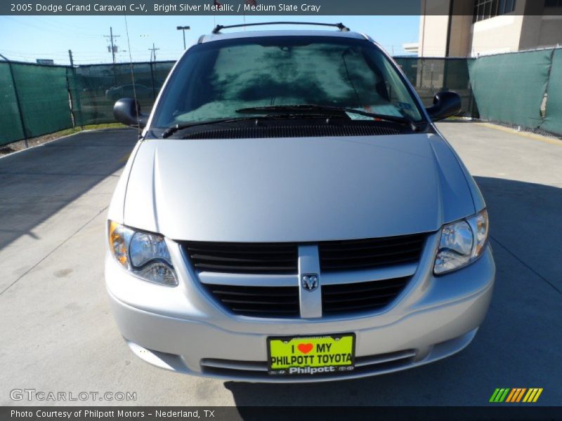 Bright Silver Metallic / Medium Slate Gray 2005 Dodge Grand Caravan C-V
