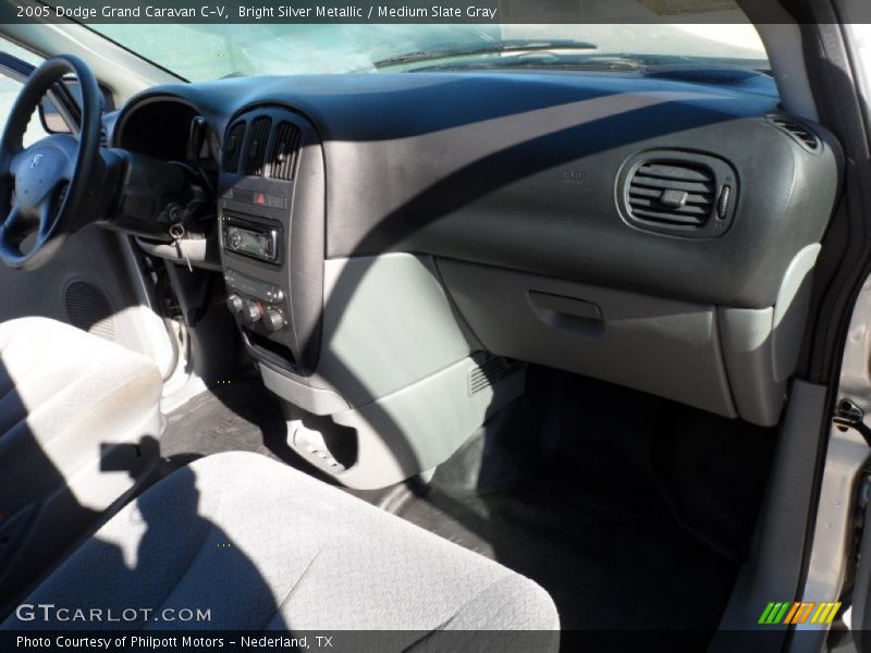 Bright Silver Metallic / Medium Slate Gray 2005 Dodge Grand Caravan C-V