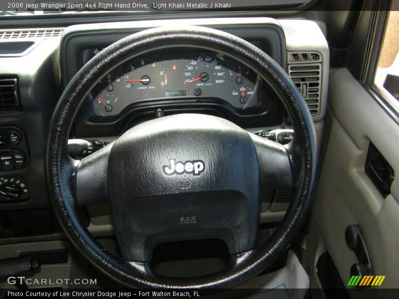 Light Khaki Metallic / Khaki 2006 Jeep Wrangler Sport 4x4 Right Hand Drive