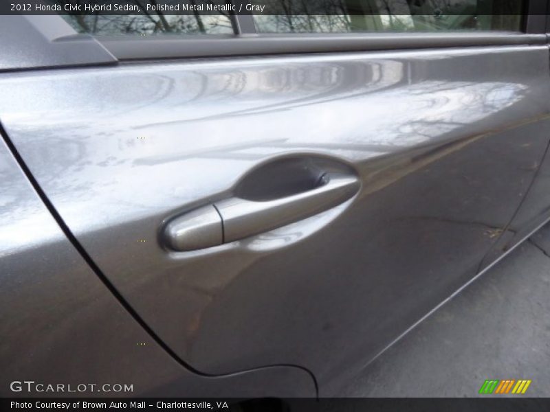 Polished Metal Metallic / Gray 2012 Honda Civic Hybrid Sedan