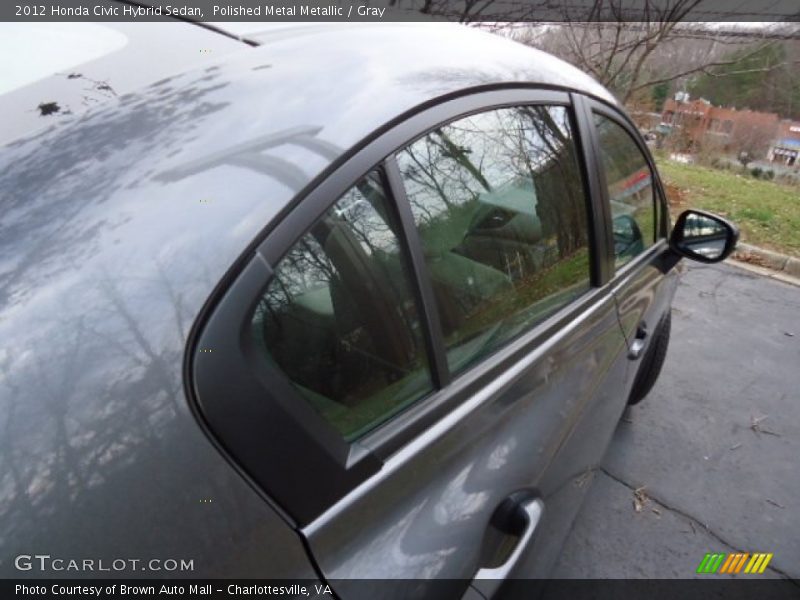 Polished Metal Metallic / Gray 2012 Honda Civic Hybrid Sedan