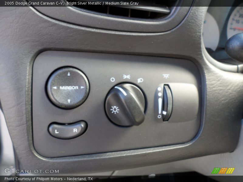 Controls of 2005 Grand Caravan C-V