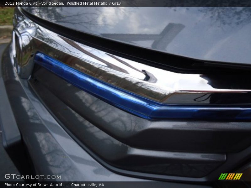 Polished Metal Metallic / Gray 2012 Honda Civic Hybrid Sedan