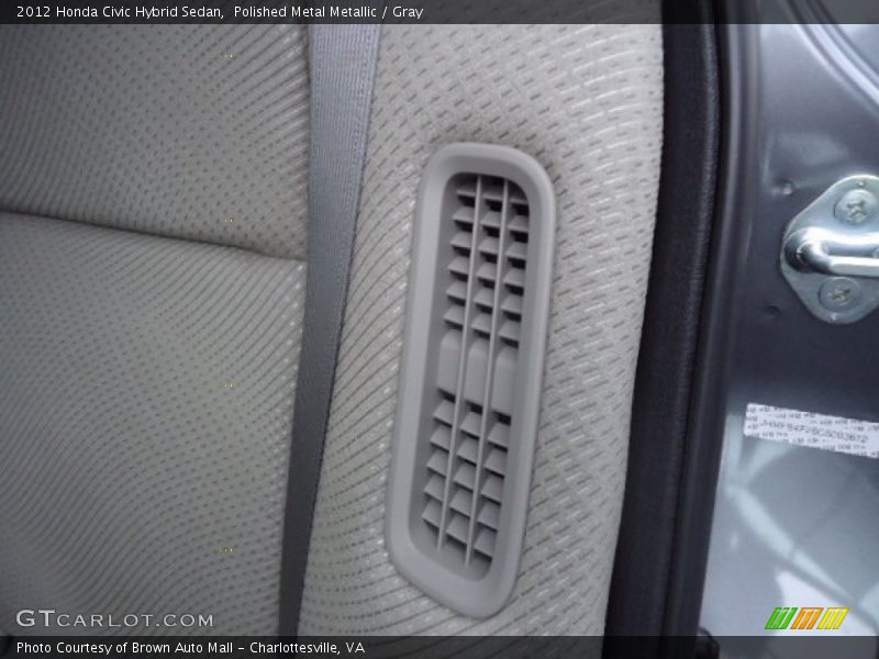 Polished Metal Metallic / Gray 2012 Honda Civic Hybrid Sedan