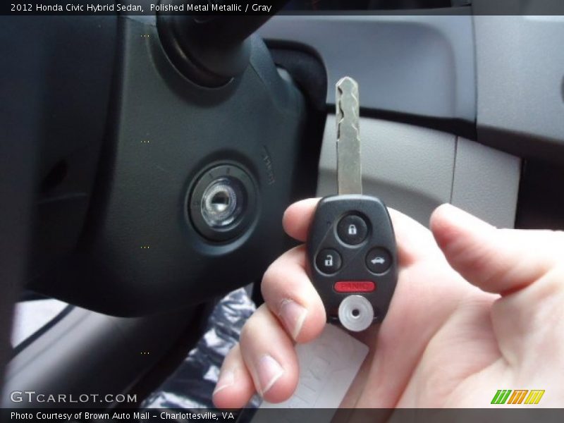 Keys of 2012 Civic Hybrid Sedan