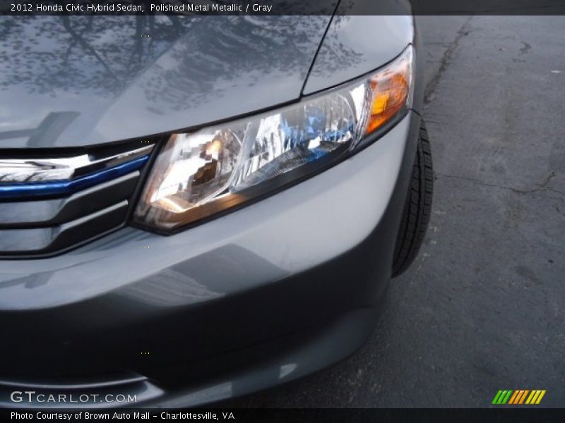 Polished Metal Metallic / Gray 2012 Honda Civic Hybrid Sedan