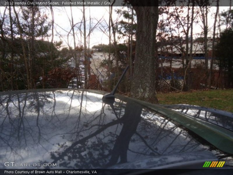 Polished Metal Metallic / Gray 2012 Honda Civic Hybrid Sedan