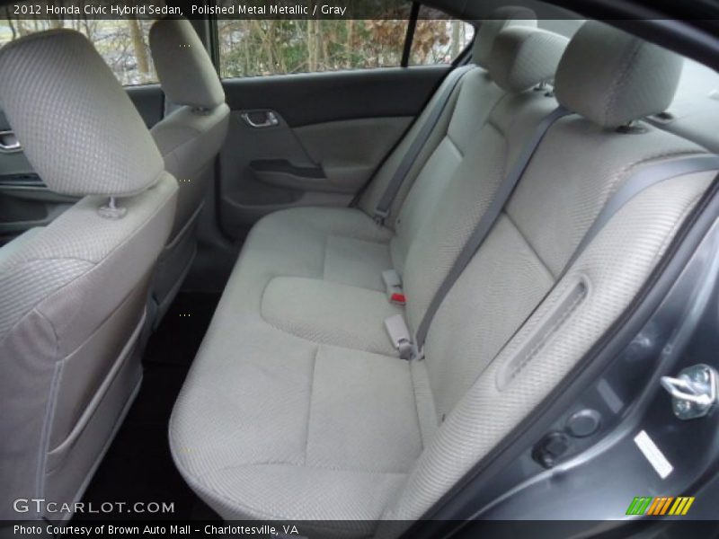 Polished Metal Metallic / Gray 2012 Honda Civic Hybrid Sedan
