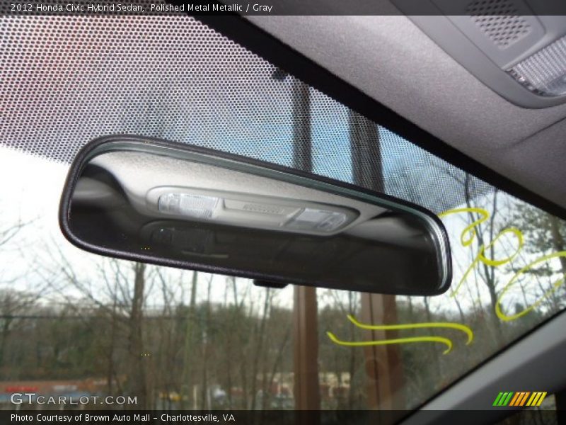 Polished Metal Metallic / Gray 2012 Honda Civic Hybrid Sedan