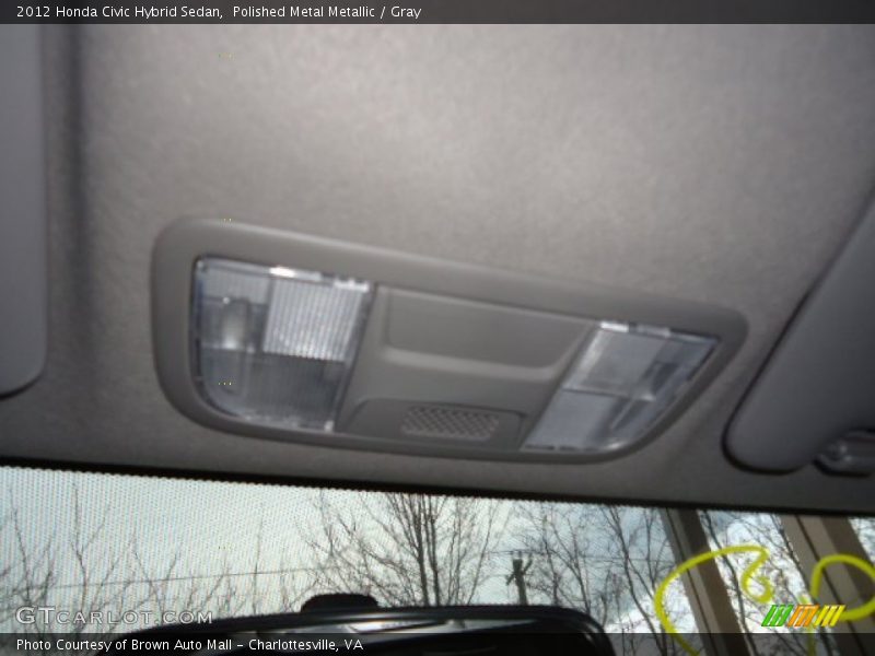 Polished Metal Metallic / Gray 2012 Honda Civic Hybrid Sedan
