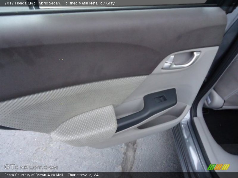Polished Metal Metallic / Gray 2012 Honda Civic Hybrid Sedan