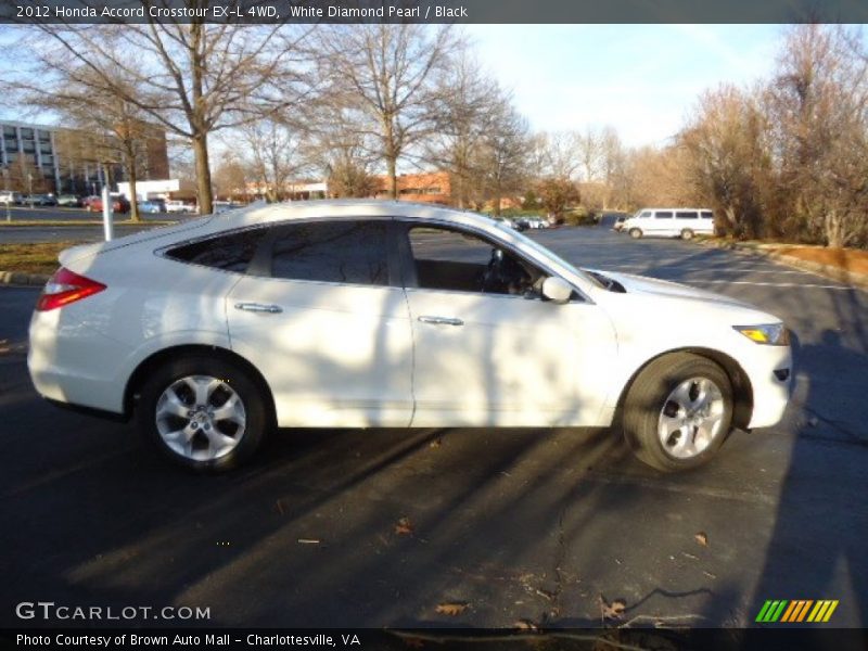 White Diamond Pearl / Black 2012 Honda Accord Crosstour EX-L 4WD