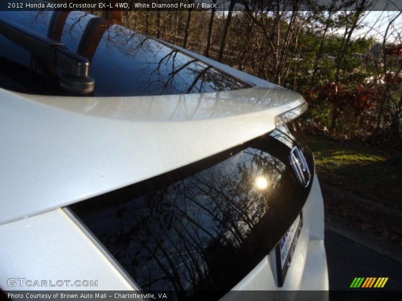 White Diamond Pearl / Black 2012 Honda Accord Crosstour EX-L 4WD