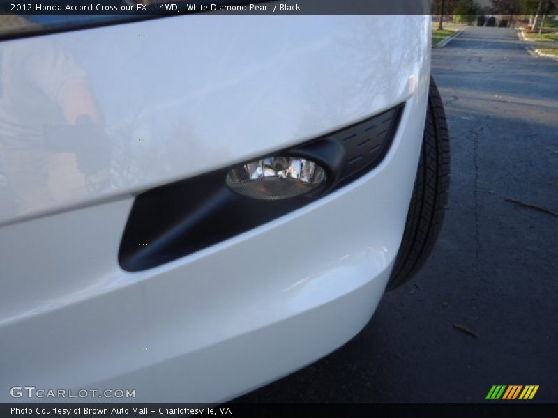 White Diamond Pearl / Black 2012 Honda Accord Crosstour EX-L 4WD