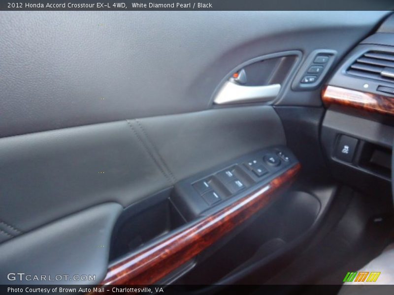 White Diamond Pearl / Black 2012 Honda Accord Crosstour EX-L 4WD