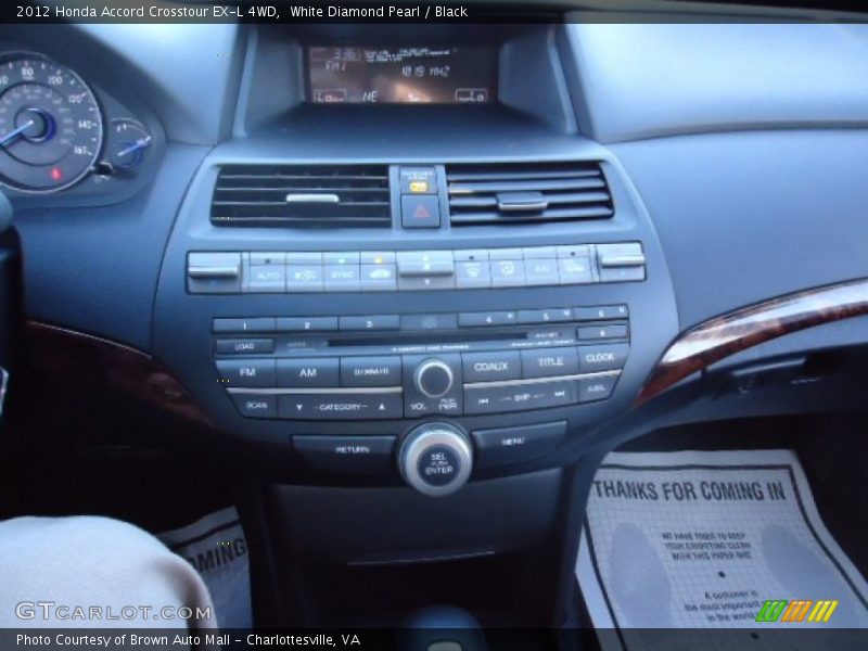 White Diamond Pearl / Black 2012 Honda Accord Crosstour EX-L 4WD