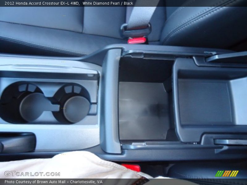 White Diamond Pearl / Black 2012 Honda Accord Crosstour EX-L 4WD