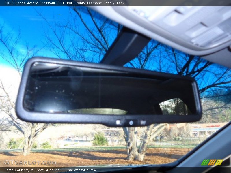 White Diamond Pearl / Black 2012 Honda Accord Crosstour EX-L 4WD