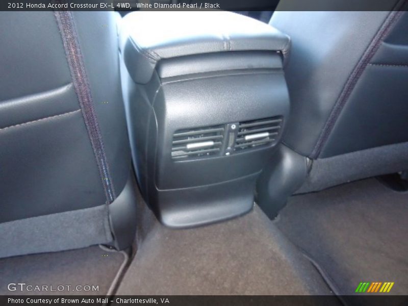 White Diamond Pearl / Black 2012 Honda Accord Crosstour EX-L 4WD