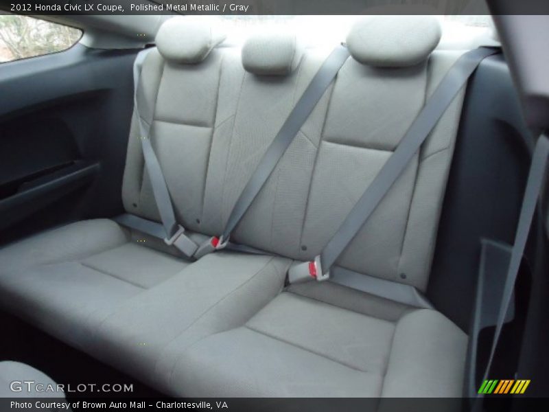  2012 Civic LX Coupe Gray Interior