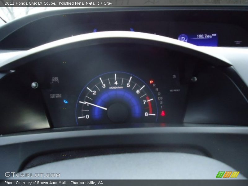  2012 Civic LX Coupe LX Coupe Gauges