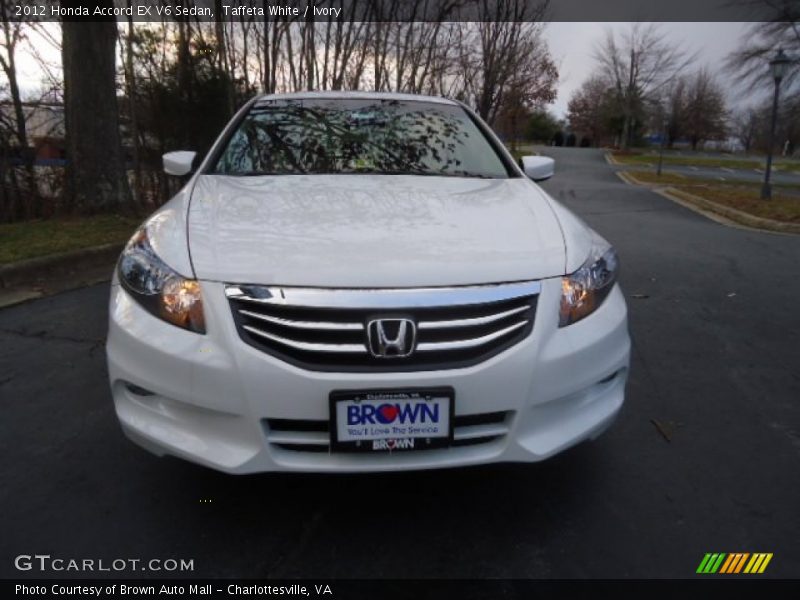 Taffeta White / Ivory 2012 Honda Accord EX V6 Sedan