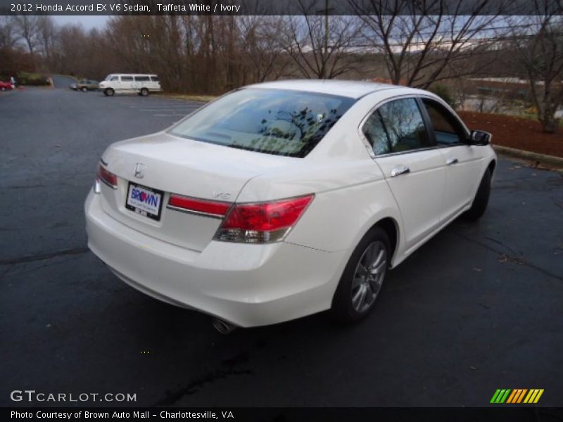 Taffeta White / Ivory 2012 Honda Accord EX V6 Sedan