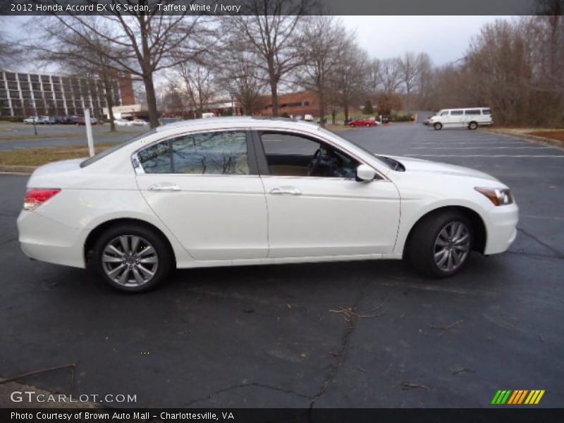 Taffeta White / Ivory 2012 Honda Accord EX V6 Sedan