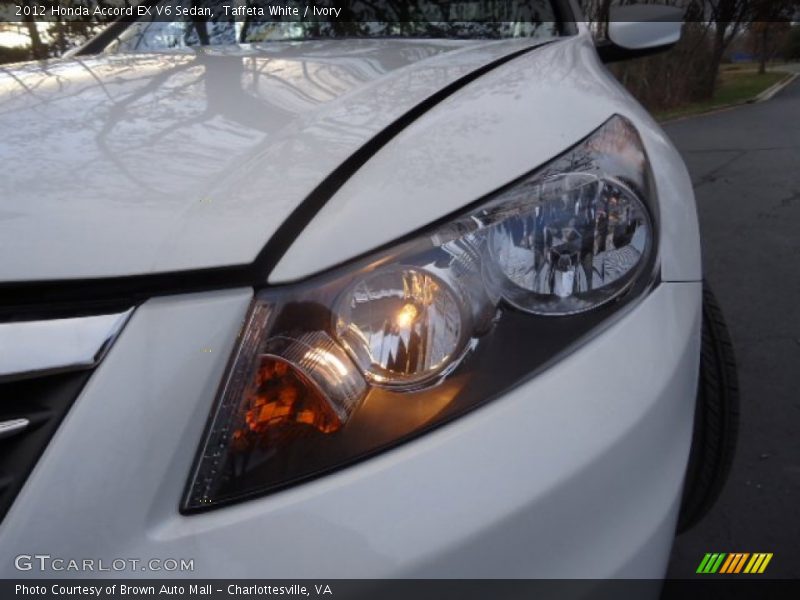 Taffeta White / Ivory 2012 Honda Accord EX V6 Sedan