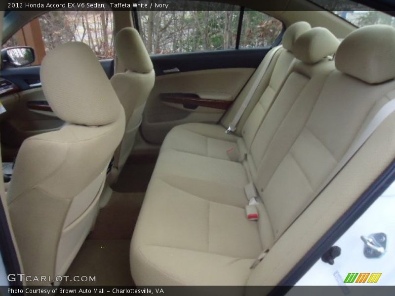 Taffeta White / Ivory 2012 Honda Accord EX V6 Sedan