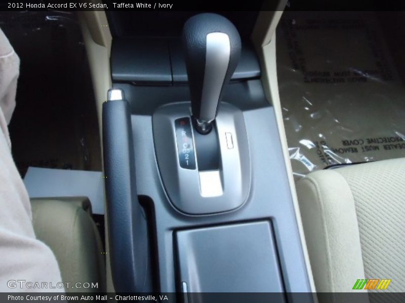 Taffeta White / Ivory 2012 Honda Accord EX V6 Sedan