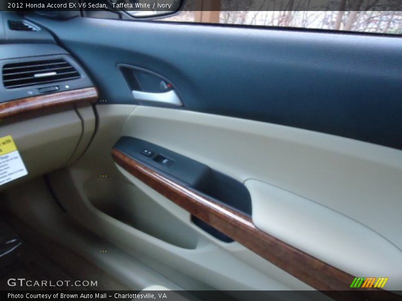 Taffeta White / Ivory 2012 Honda Accord EX V6 Sedan