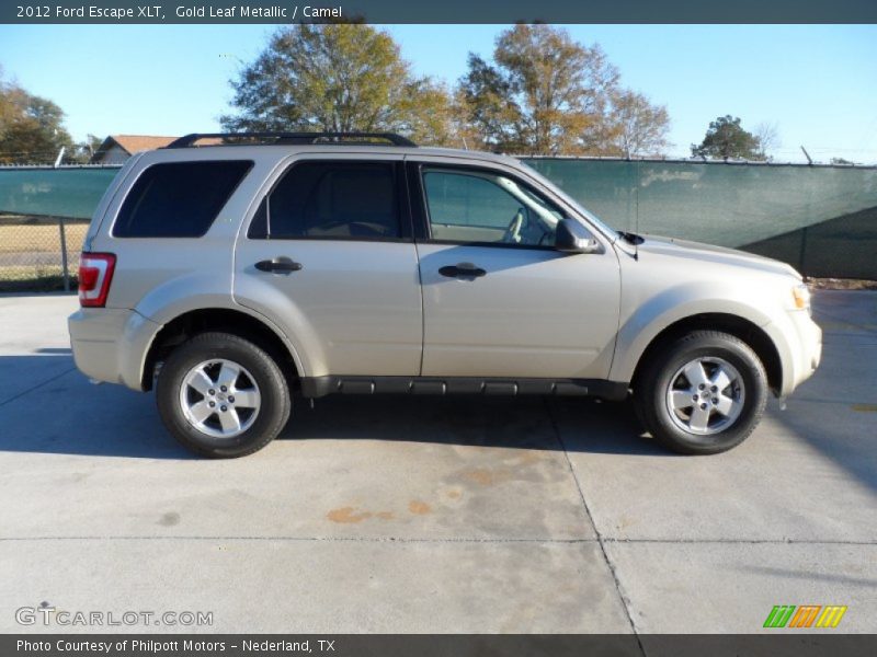 Gold Leaf Metallic / Camel 2012 Ford Escape XLT