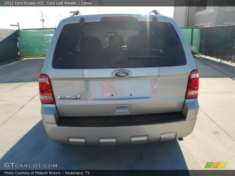 Gold Leaf Metallic / Camel 2012 Ford Escape XLT