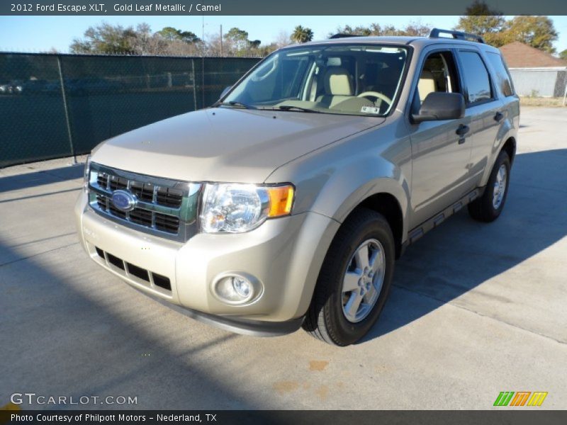 Gold Leaf Metallic / Camel 2012 Ford Escape XLT
