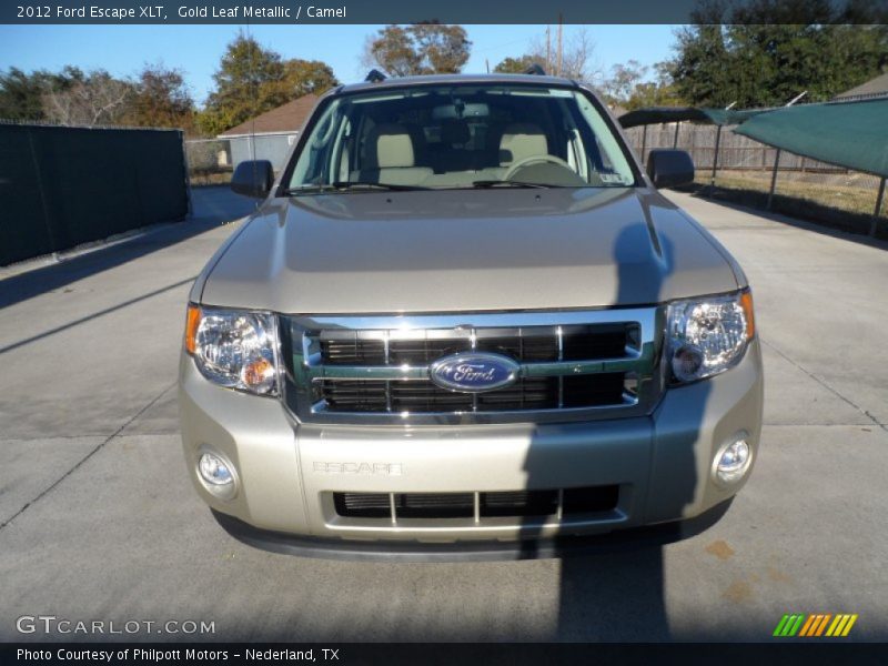 Gold Leaf Metallic / Camel 2012 Ford Escape XLT