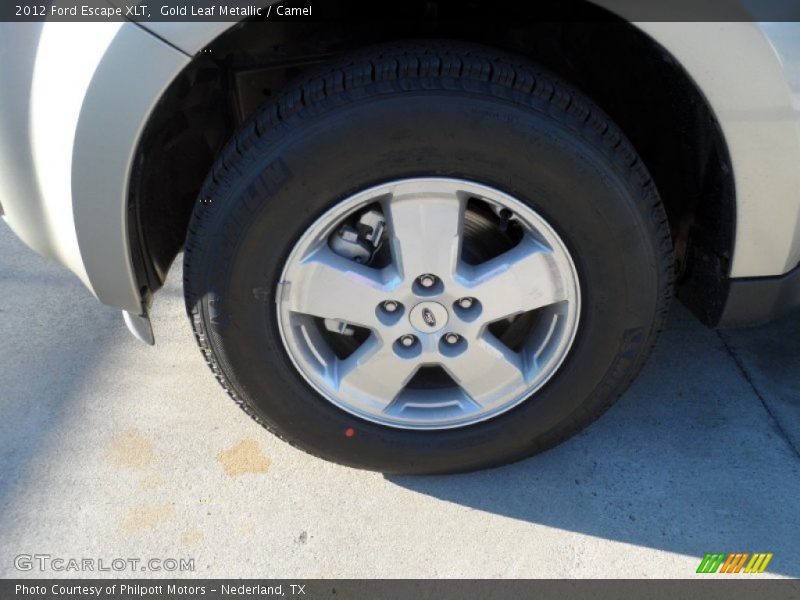 Gold Leaf Metallic / Camel 2012 Ford Escape XLT