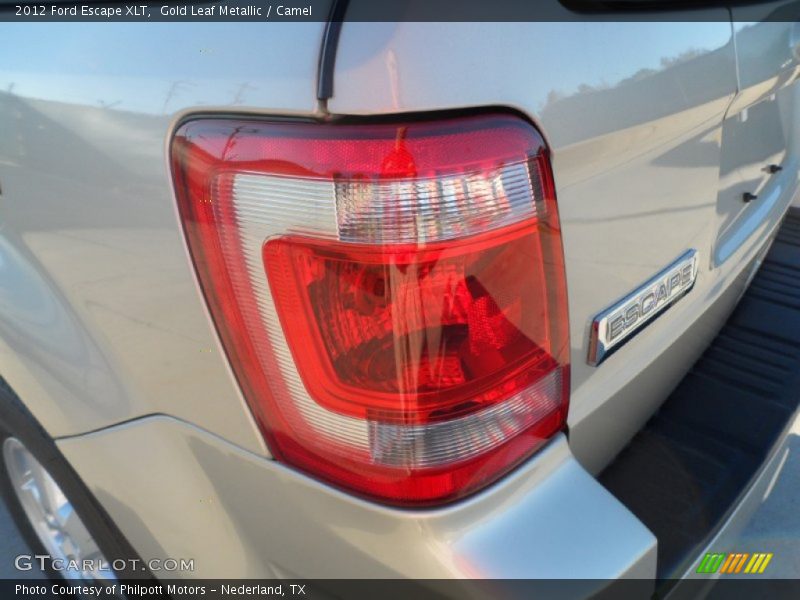 Gold Leaf Metallic / Camel 2012 Ford Escape XLT