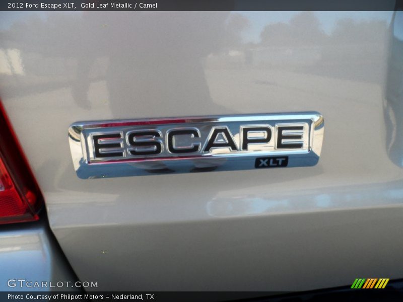 Gold Leaf Metallic / Camel 2012 Ford Escape XLT