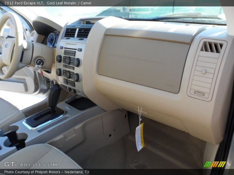 Gold Leaf Metallic / Camel 2012 Ford Escape XLT