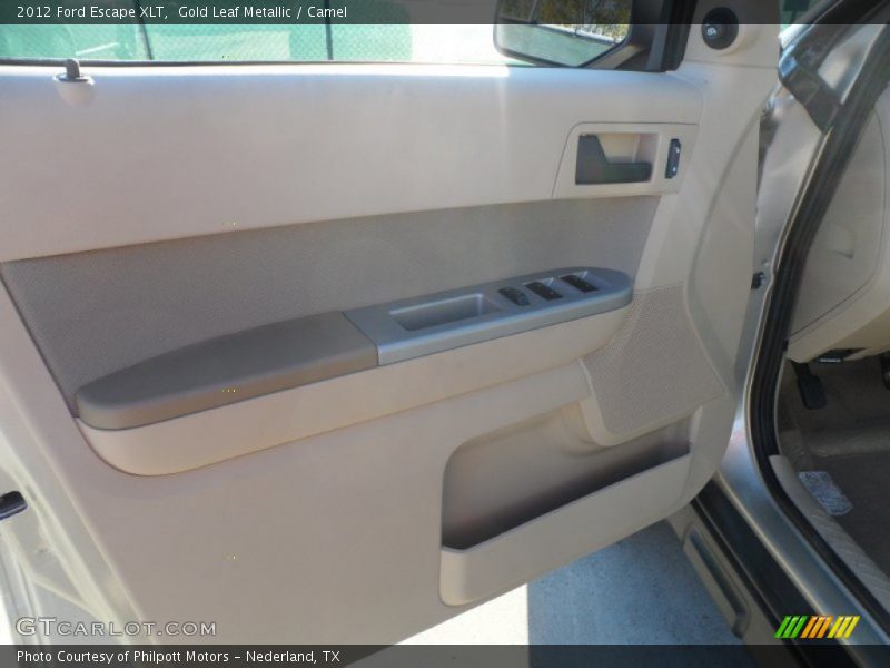 Gold Leaf Metallic / Camel 2012 Ford Escape XLT