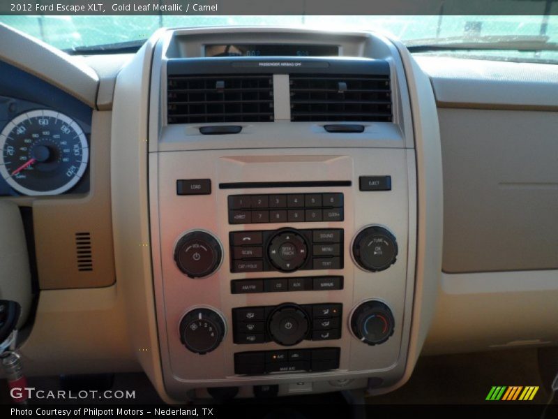 Gold Leaf Metallic / Camel 2012 Ford Escape XLT