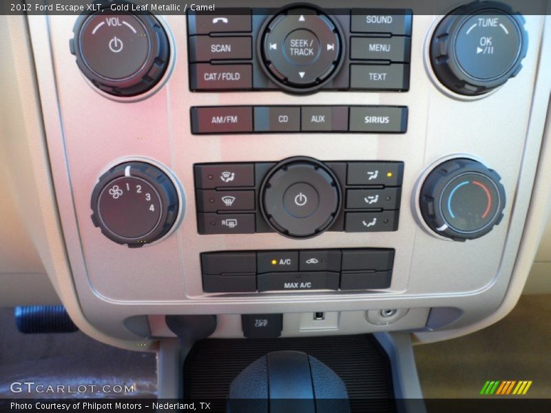 Gold Leaf Metallic / Camel 2012 Ford Escape XLT