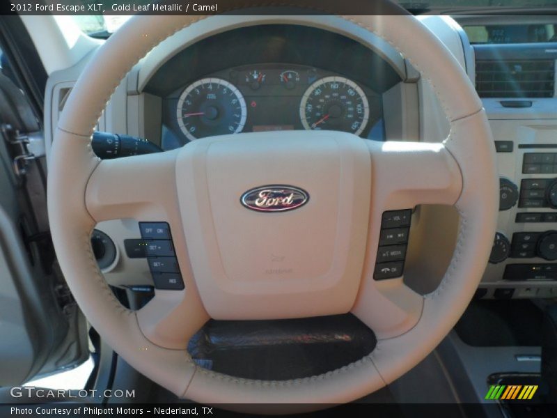 Gold Leaf Metallic / Camel 2012 Ford Escape XLT