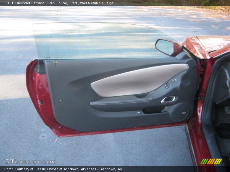 Red Jewel Metallic / Beige 2011 Chevrolet Camaro LT/RS Coupe