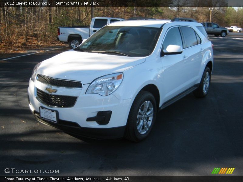Summit White / Jet Black 2012 Chevrolet Equinox LT